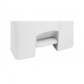 Contenitore mobile a pedale Medial Contitop 70L in PP bianco 115570