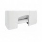 Contenitore mobile a pedale Medial Contitop 70L in PP bianco 115570
