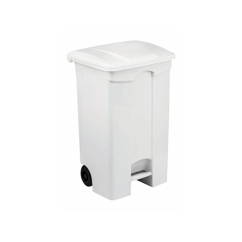Contenitore mobile a pedale Medial Contitop 90L in PP bianco 115590