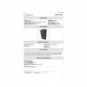 Contenitore mobile a pedale Medial Contiplast 120 L in PP grigio 102530
