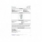 Contenitore mobile a pedale Medial Contiplast 120L in PP bianco 102534