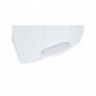 Contenitore mobile a pedale Medial Contiplast 120L in PP bianco-rosso 102537