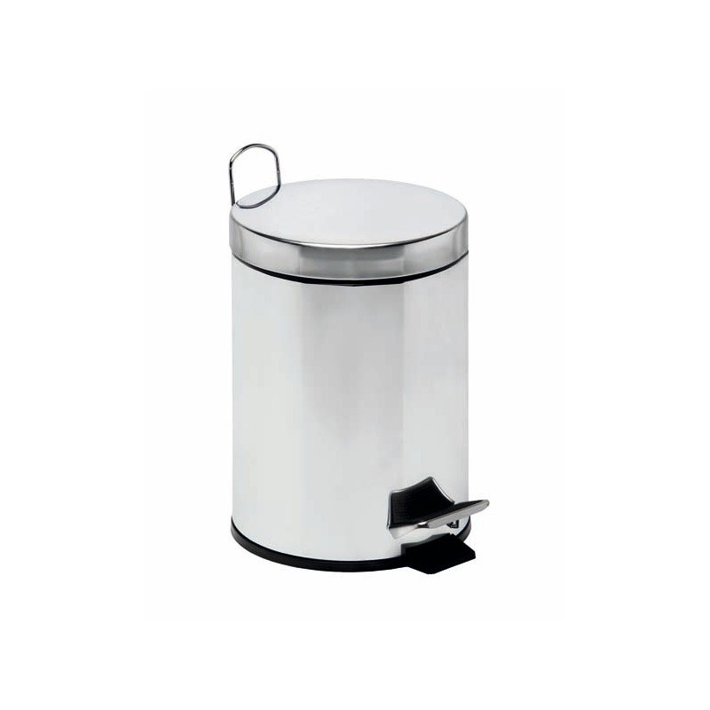 Pattumiera a pedale Medial Bin galva con secchio in acciaio galvanizzato 205x278mm/5L - 106405