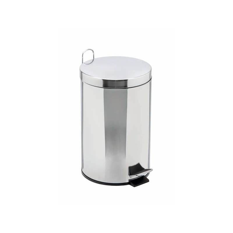 Pattumiera a pedale Medial Bin galva con secchio in acciaio galvanizzato 250x400mm/12L - 106412