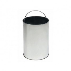 Pattumiera a pedale Medial Bin galva con secchio in acciaio galvanizzato 250x400mm/12L - 106412