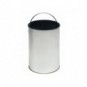 Pattumiera a pedale Medial Bin galva con secchio in acciaio galvanizzato 250x400mm/12L - 106412