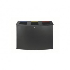 Cestino per la raccolta differenziata Medial Rome 3x40 L 965x353x720mm 789340