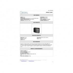 Cestino per la raccolta differenziata Medial Rome 3x40 L 965x353x720mm 789340