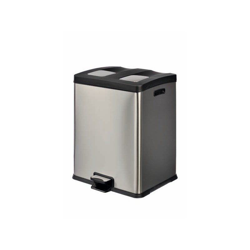 Pattumiera a pedale per la raccolta differenziata Medial Multiflux 3x15L 585x370x430mm - 106505