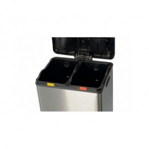 Pattumiera a pedale per la raccolta differenziata Medial Multiflux 3x15L 585x370x430mm - 106505