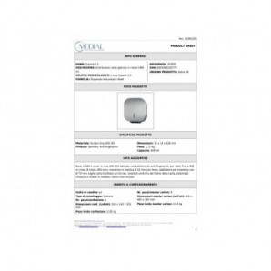 Distributore di carta igienica in rotolo Medial Superb 2.0 inox 265x133x329mm 105855