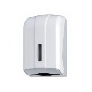 Distributore di carta igienica interfogliata Medial Wave bianco 300f 135x120x225mm - 908025