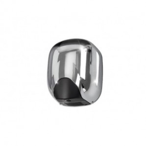 Asciugamani elettrici senza resistenza a cono d'aria Medial Zefiro 221x157x285mm alluminio cromato - 704361