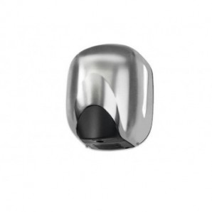Asciugamani elettrici senza resistenza a cono d'aria Medial Zefiro 221x157x285mm alluminio satinato - 704362