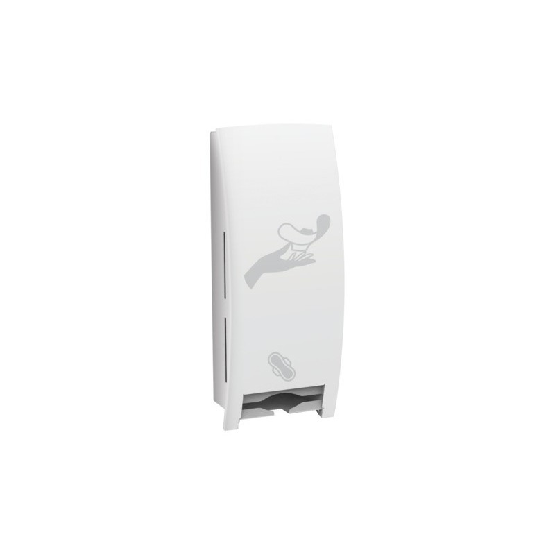 Dispenser porta assorbenti per l'igiene femminile Medial Milady bianco 170x135x415mm - 789101