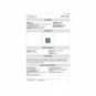 Distributore di carta asciugamani piegata a C, Z, M e V Medial Wave ² blu trasparente 270x130x280mm - 908121