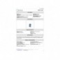 Distributore di carta igienica interfogliata Wave ² 300f blu trasparente 135x120x225mm - 908125