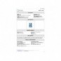 Distributore carta a srotolamento centrale Medial Wave blu trasparente 220x210x310mm - 908124