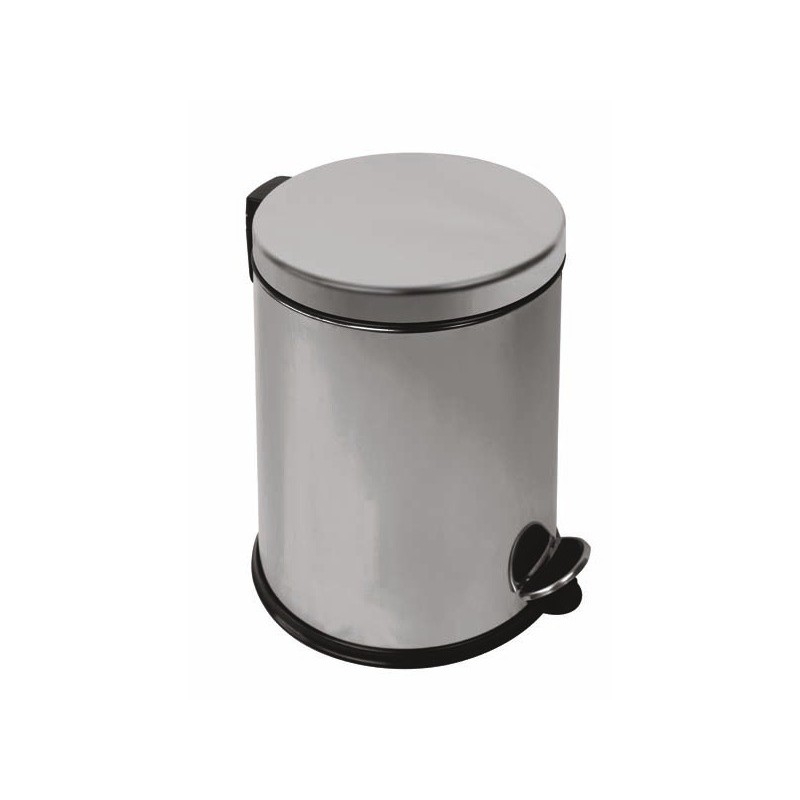 Pattumiera a pedale New bin basic 260x360 mm inox brillante 913120