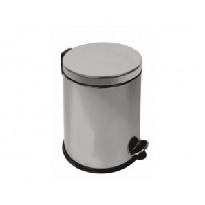 Pattumiera a pedale Medial New bin basic inox brillante 290x440mm 913200