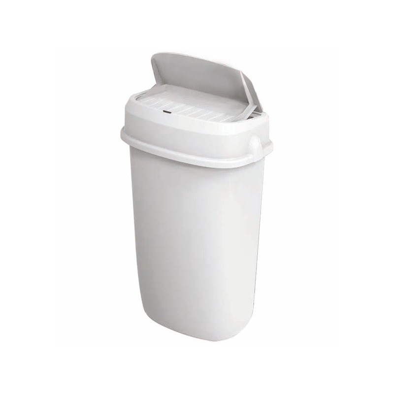 Gettacarte con coperchio ad imbocco automatico Medial Amélie 12 L 336x194x536mm bianco - 111213