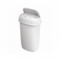 Gettacarte con coperchio ad imbocco automatico Medial Amélie 12 L 336x194x536mm bianco - 111213