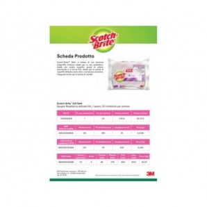 Spugna fibrabianca delicata XXL Scotch-Brite® A31 Bath 135x189x18 mm 7100224838