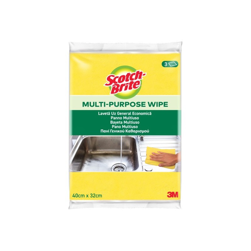 Panni multiuso Scotch-Brite® 15x200x160 mm - conf. 3 pz - 7100216912