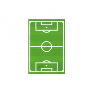 Tovaglioli Big Party a tema Football 33x33 cm - conf. 16 pz - 76866