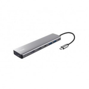 Adattatore multiporta Trust Dalyx in alluminio 7-in-1 25661