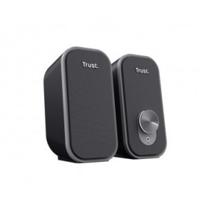 Set di altoparlanti 2.0 6W RMS Trust Ador nero/grigio 25670