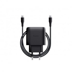 Caricabatterie Trust Maxo USB-C GaN 45W per Apple nero - 25721