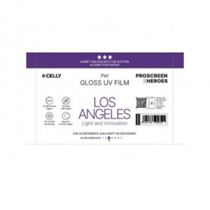 Pellicola protettiva per Smartphone Celly Los Angeles Glossy - conf. 20 pz - Pro UV - PROFILMPRO20UV