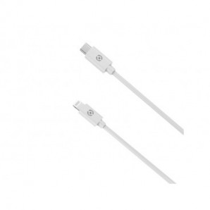 Cavo USB-C / Lightning in PVC Celly 60W 1 m - bianco USBLIGHTTYPECWH