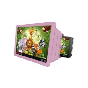 Lente d'ingrandimento per smartphone Celly KidsMovie - colore rosa KIDSMOVIEPK
