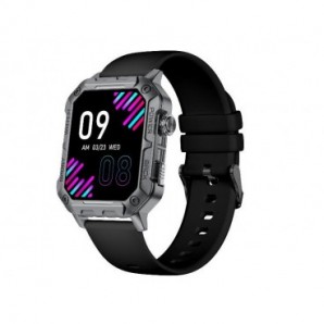Smartwatch sportivo Nilox Trailwatch display 1,91'' doppio cinturino nylon e silicone - nero - NXSWTRAILWATCH