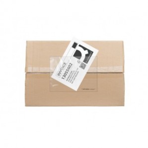 Buste adesive sovrapacco Q-Connect senza stampa - trasparenti - C5 - conf. 250 pz - KF14335