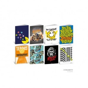Maxi quaderno Blasetti Teen Boy A4 - 80 g/m² - 20+1 ff - 1R - conf. 10 pezzi - 9227