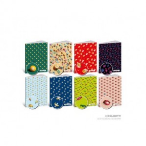 Maxi quaderno Blasetti Pattern A4 - 100 g/m² - 24+1 ff - 4M - conf. 10 pezzi - 9387