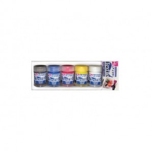 Colori per stoffa Deco 35 ml conf. 5 pezzi in colori assortiti 1633/5