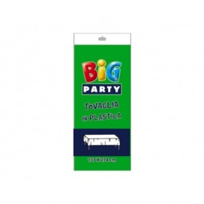 Tovaglia in plastica Big Party 137x274 cm - verde - 14704