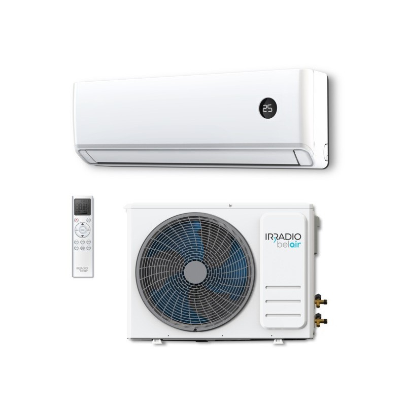 Condizionatore con pompa di calore R32 unità interna + unità esterna Irradio Belair Alastor 9 - 9.000 BTU - 119992000