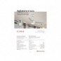 Ventilatore da soffitto Melchioni Family 132 cm con telecomando a 6 velocità 3 pale in ABS - 118620055