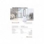 Ventilatore a torretta senza pale Melchioni Family con telecomando 3 velocità bianco 50W - 118620071