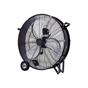 Ventilatore industriale a 3 velocità Melchioni Family con ruote nero Ø 60 cm 118620063