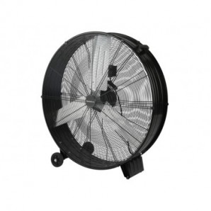 Ventilatore industriale a 3 velocità Melchioni Family con ruote nero Ø 90 cm 118620076