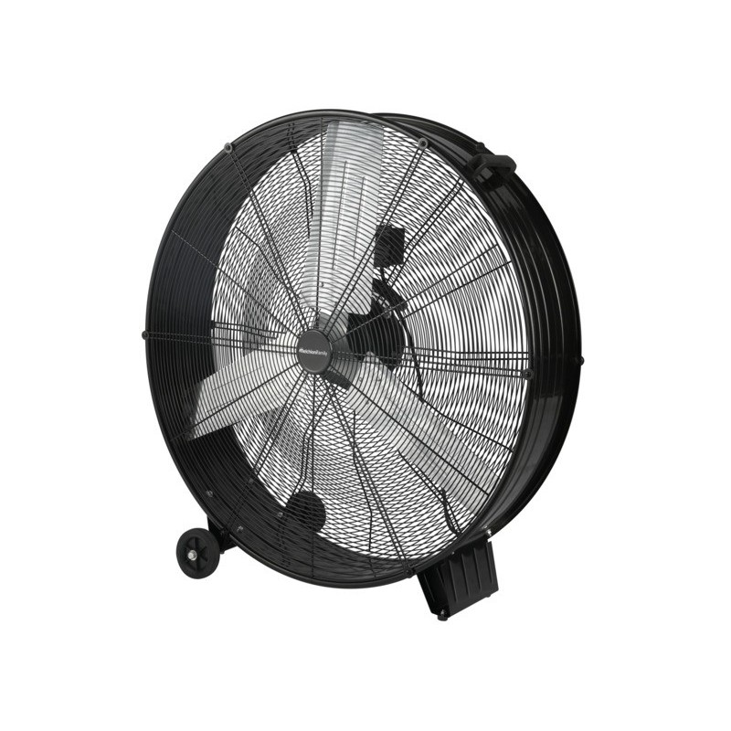 Ventilatore industriale a 3 velocità Melchioni Family con ruote nero Ø 90 cm 118620076