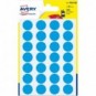 Etichette rotonde colorate AVERY blu Ø 15 mm 7 fogli - PSA15B_160251