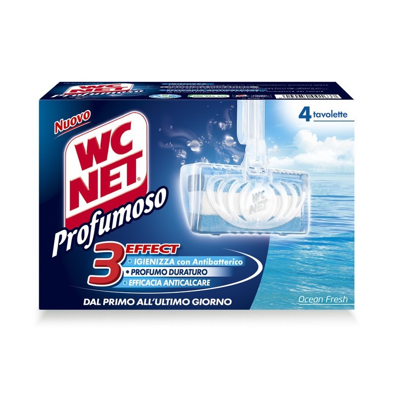 Tavolette igiene WC Net ocean fresh 4x34 grammi - M74601