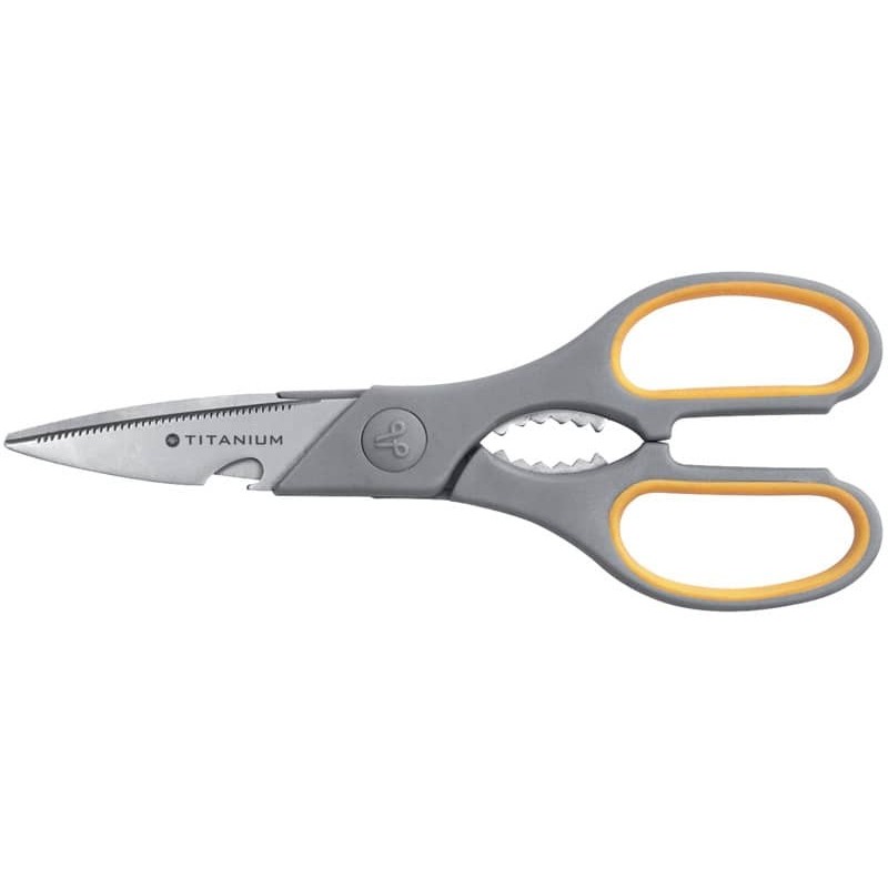 Forbici Westcott Softgrip Titanium Super Multi arrotondate giallo/grigio 21 cm E-30486 00_934501